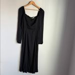 Reformation  Sigmund Midi dress in Black 0 Photo 1