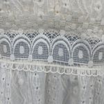 Derek Heart Y2K  Babydoll Womens Top Small Festival Boho Crochet Dainty Cottage Photo 4