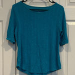Apt. 9  Teal Short Sleeve Women's Top Photo 0