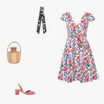 Carolina Herrera  Floral cap sleeve mini dress
Size 6 Photo 1