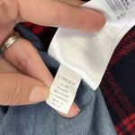 Gap Wool Blend Insulated Plaid Moto Jacket Red Black Size XS Photo 8