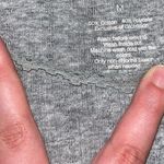 SO Juniors  gray basic ribbed crop top ribbed short sleeved casual lettuce hem Photo 3