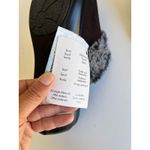 Womens Italian Suede clogs 9.5 Brown Faux Fur Slip On Winter Rustic Cozy New Photo 2