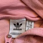 Adidas  cropped cotton velour hoodie Photo 2