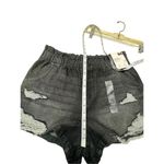 SO  *High Rise *Mom Shorts *charcoal* distressed, Sz 15/32 NWT Photo 8