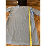 J.jill Pure Jill Diagonal knit Seamed cotton sweater Dress In Blue River Heather Size L Photo 5