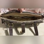 CHAPS  Brown and Black Shoulder Bag with Structured Design Photo 7