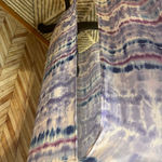 Wild Honey  Tie Dye Purple Blue Maxi Cover Up Dress Women's Medium‎ Photo 3