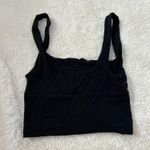 Aritzia  Wilfred Free Women's Orbit Tank Top Sz 2XS Crop Top Stretch In Black Photo 3