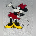 Disney  Minnie Mouse heather gray embroidered sweatshirt long sleeve top XL Photo 6