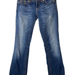 Miss Me  Jeans Medium Wash Low Rise Boot Cut Studs/Gems‎ Size 28 Photo 0