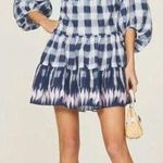 Sachin + Babi Kyle Check-Print Cutout Dress - Size Large Boho Chic Girly NWOT Photo 0