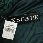 XScape $250 NWT Formal Evening Gown Size 4 Green Sequin Wedding Party Dress Photo 9