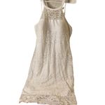 Guess White Lace Halter Mini Dress Women’s 14 Summer Cocktail Party Photo 1
