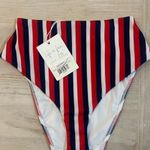 Show Me Your Mumu  Red and Blue Striped Bikini Bottom Photo 0