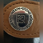 Stone Mountain Large Wrinkle Zip Around Wristlet Wallet Black Leather Photo 6