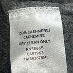 Halogen Cashmere Turtleneck Sweater Gray Size S Ribbed Long Sleeve Cozy Winter Photo 8