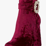 Jessica Simpson NEW Luminna Suede Rhinestone Booties Boots 8.5 $159 Photo 0