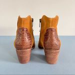 Marc Fisher Stefani Tan Suede Western Ankle Boots Photo 5