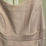 Light Pink Dress with Gold Shimmer Size M Photo 2