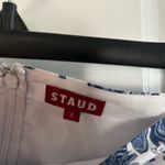 STAUD Procida Cotton Toile Maxi Skirt Blue Size 4 Photo 2