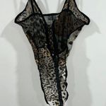 Leopard Print Bodysuit Brown Size undefined Photo 2