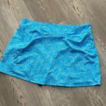 L.L.Bean  Girls Skort, Athletic  Size Large Regular Blue Dot Circles Photo 2