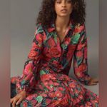 Anthropologie Farm Rio x Pleated Drop-Waist Maxi Dress Photo 2