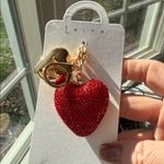 Leith Glittering Red Heart Bag Charm Photo 2