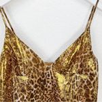 Cami NYC  The Olivia Metallic Gold Silk Blend Camisole Tank Top Animal XS NWT Photo 4