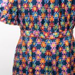 Saloni. Juli B Silk Jumpsuit. Blue Size 8 Photo 8