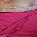 Scoop neck wine color maxi dress with slits on the side size large new n… Red Photo 5