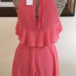 Aakaa Coral ruffled dress Photo 2