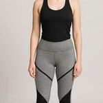 None Champion Gray Athletic Leggings Black Mesh Inserts S Photo 0