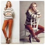 Anthropologie PILCRO AND THE LETTERPRESS Picardy Jodphurs Vlevet Skinny Ankle Pants Photo 1