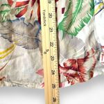 Levi's White Floral Print Short Cap Sleeves Loose Fit Boho Top Large | EUC Photo 7