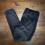 Lands End Womens Lounge Pants size L Black Velour Elastic Waist Cozy Casual Size L Photo 0