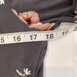 Rue 21 Long Sleeve Stretchy Floral Choker Neck Cut Out Shirt EUC Sz Lg Women’s Photo 6