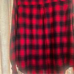 Calvin Klein Jeans NWT  Red and Black Plaid Flannel Shirt Size Medium Photo 11