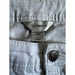 CJ BANKS Relaxed Stretch White Capri Crop Embellished Jean size 20W Photo 6