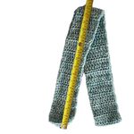 Handmade  Crochet Scarf Knit Custom Green Warm Winter Fall Cozy Comfy Soft Cute Photo 2