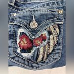 Miss Me  28x34 Western Embroidered Boot Cut Denim Jeans Photo 2