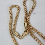 Gold Brooch Pin / Pendant Necklace with Earrings Set Photo 5