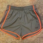 PINK - Victoria's Secret Victoria’s Secret PINK Grey & Pink Glitter Panel Athletic Shorts Photo 0