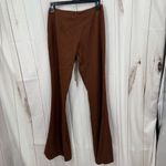 Princess Polly Women’s 4 Brown Chain Flare Pants Photo 2