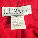 Mac Duggal Bustier Gown Women's 8 Red Strapless Sweetheart Maxi Pooled Train Photo 7