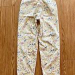 Coldwater Creek Vintage Yellow Pastel Floral Pants Jeans Womens 8 Photo 6