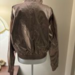 Victoria's Secret Victoria’s Secret Gold Metallic Sport Jacket/Bomber Jacket Size M Photo 5