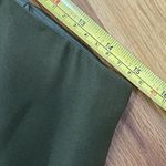 FLORES & FLORES Wide Leg Dress Pants Green Size 10 NEW 100% Silk Designer Career Photo 5