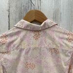 Patagonia ‎ Button Front Camp Shirt Womens 2 Pink Orange Organic Cotton Floral Photo 3